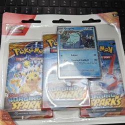 Pokemon Cards- Surging Sparks Promo Pack- Quagsire/Zapdos