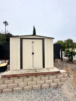 Shed Cobertizo de Metal  de 8 x 5 1/2 pies,
