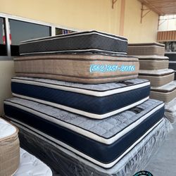 Double Sided Queen Mattress And Boxspring Bed Set New Cama 