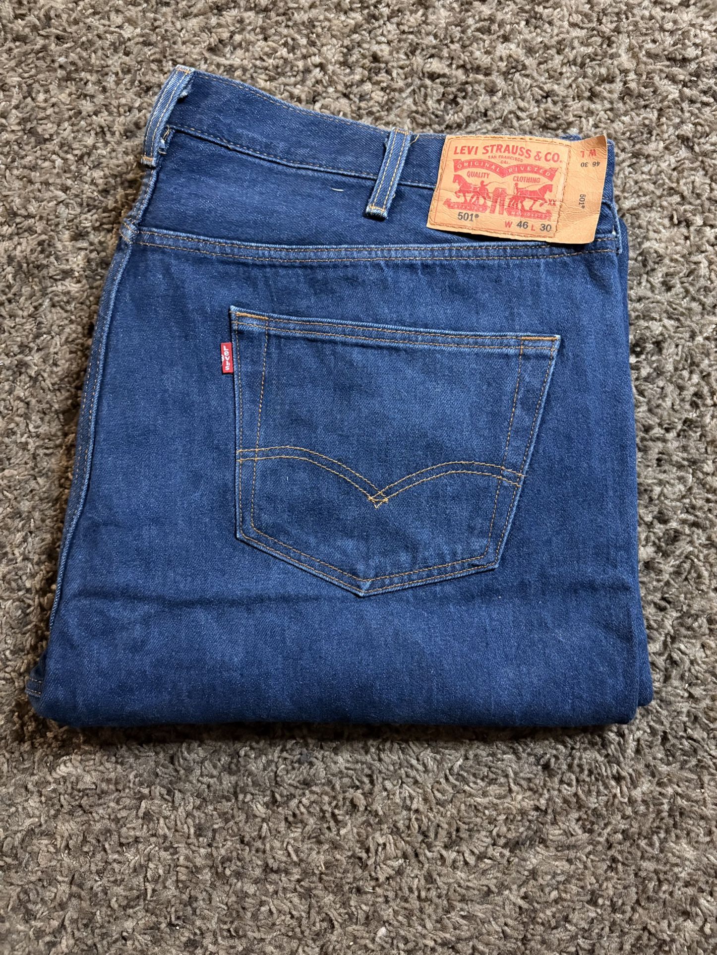 Blue Levis 501s