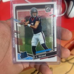 CJ Stroud Panini Optic Training Card