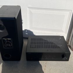 Yamaha Stereo Receiver And Energy Speaker