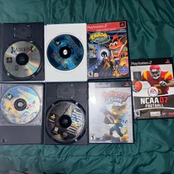 PlayStation Game Lot Of 7 Untested Ps1 & PS2 Games
