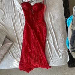 Red prom/ event dress