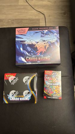 Chaos rising booster box Ebt plus 1 booster bundle