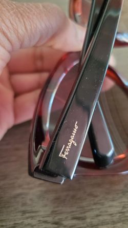 Ferragamo Brown Tortoise Shell Sunglasses