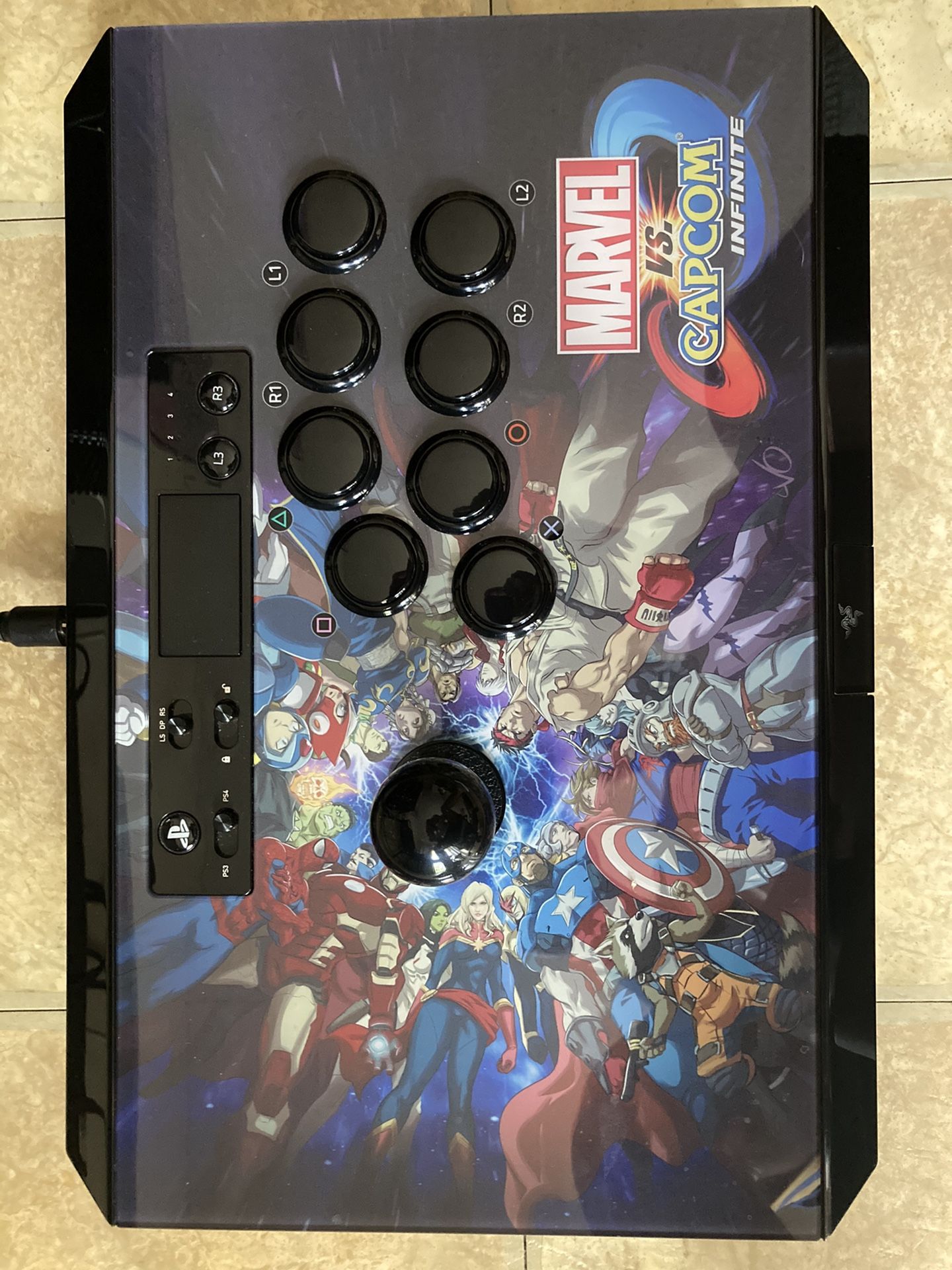 Razer Panthera Arcade Stick for PS4.