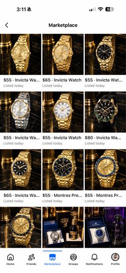 Invicta & Montres Prestige Watches
