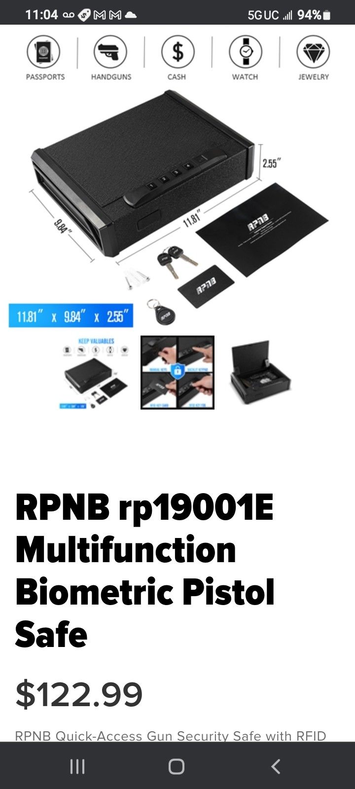 Rpnb Gun Safe