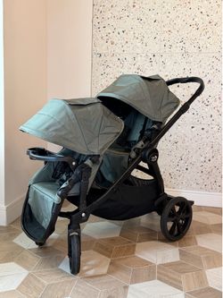 Baby jogger city select 2 stroller - flint sage/ black frame + glider board