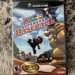 Mario Superstar Baseball Nintendo Gamecube CIB