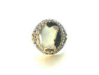 Natural Agate Ring (size 10)