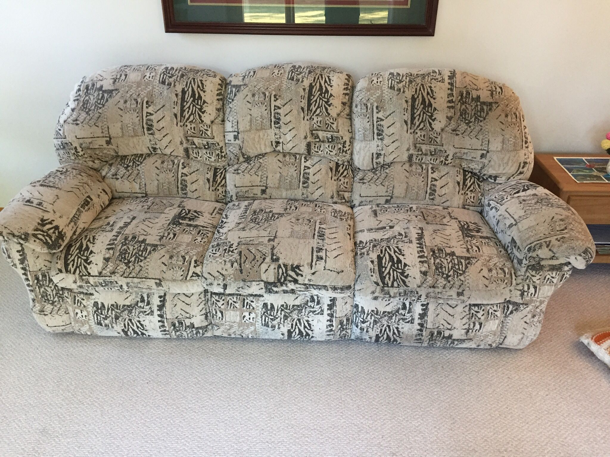 Recliner Sofa & Love Seat