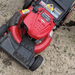 Troy built mower.  High wheel.    Bagger.  Self propelled like new