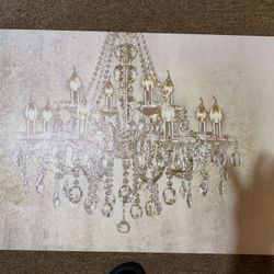 Chandelier Canvas Picture