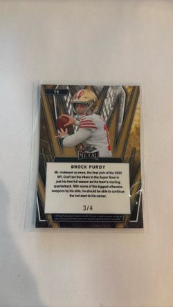 2024 Brock Purdy 3/4 Leaf Metal (Mojo Finish)