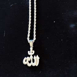 Islam Jewelry Gold With Rhinestones