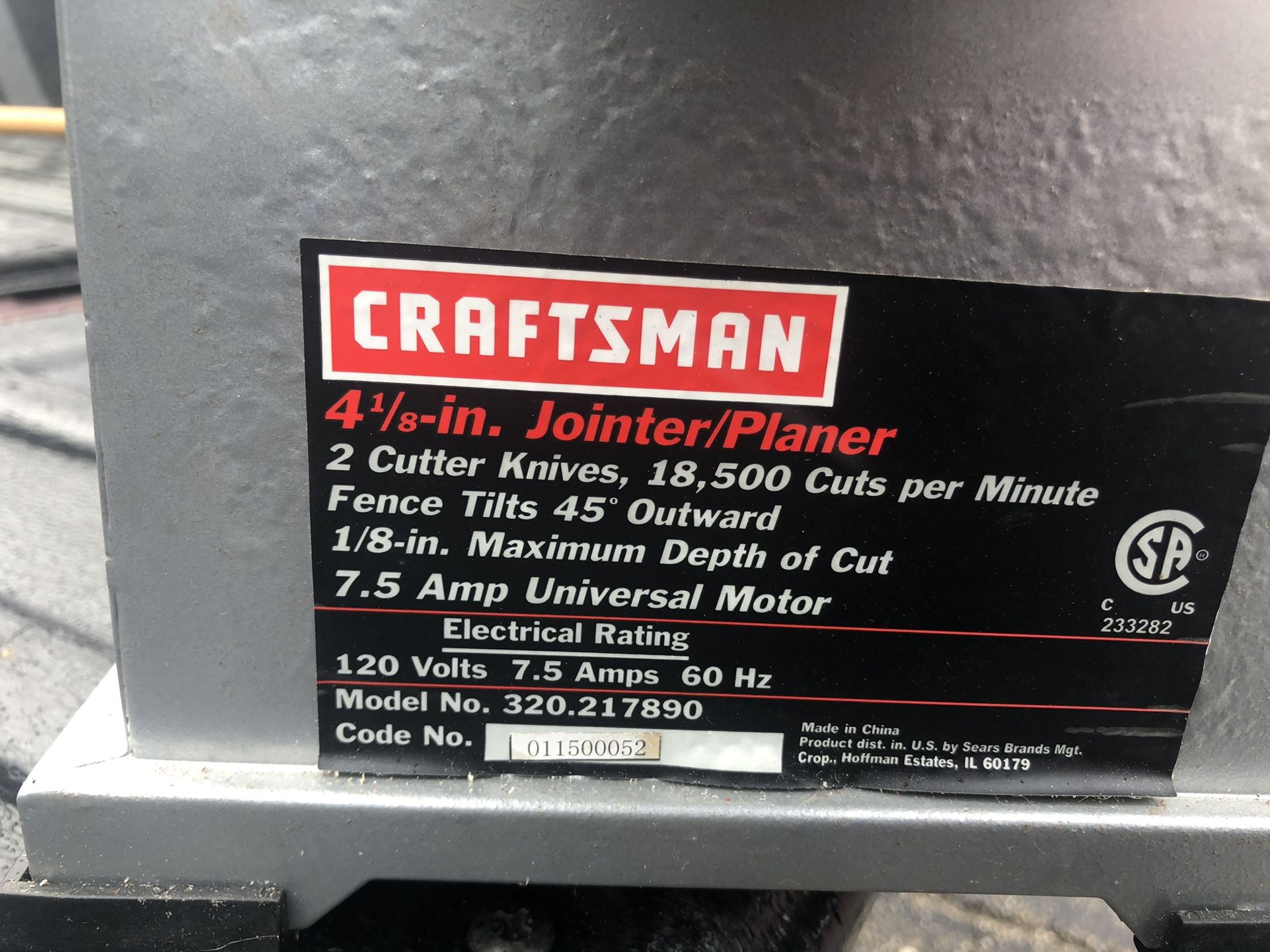 Jointer/planer