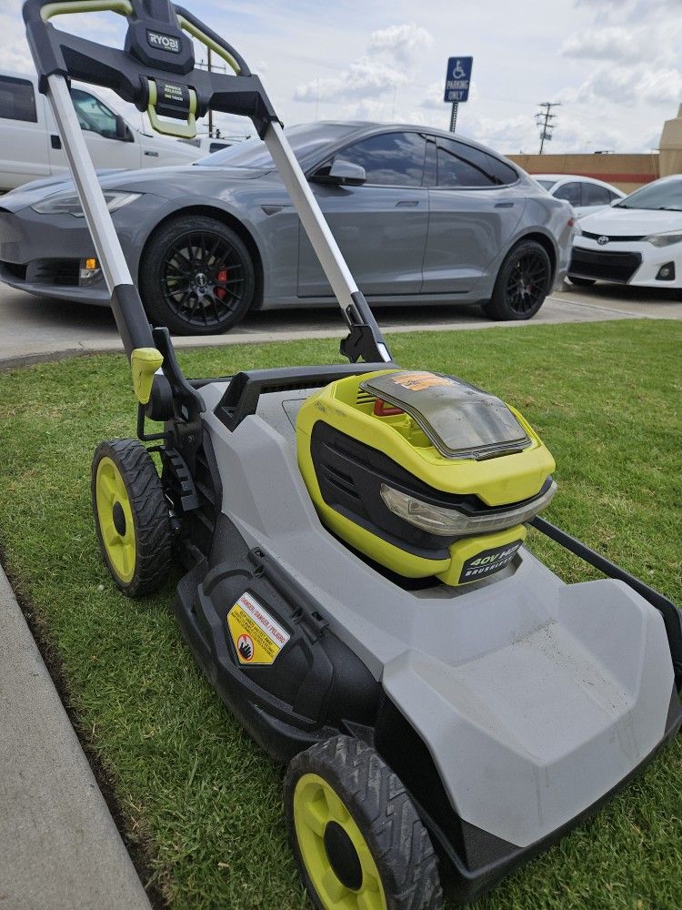 RYOBI 40V HP BRUSHLESS SELF PROPELLED LANW MOWER TOOL ONLY no Bag   