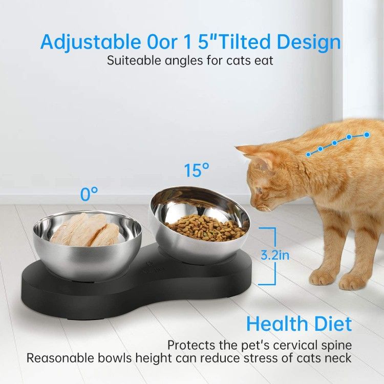 NEW Cat Bowls for Food and Water