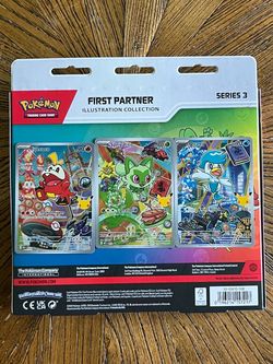 Pokemon First Partner Series 3 Paldea Starter Set cards