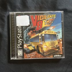 PS1- Vigilante 8 (complete Game, Like New) 