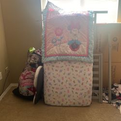 Crib And Baby Girl Clothes 