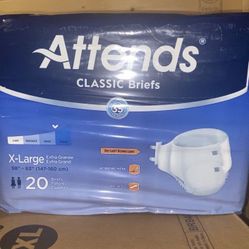 Attends  XL Breathable Briefs  Case 