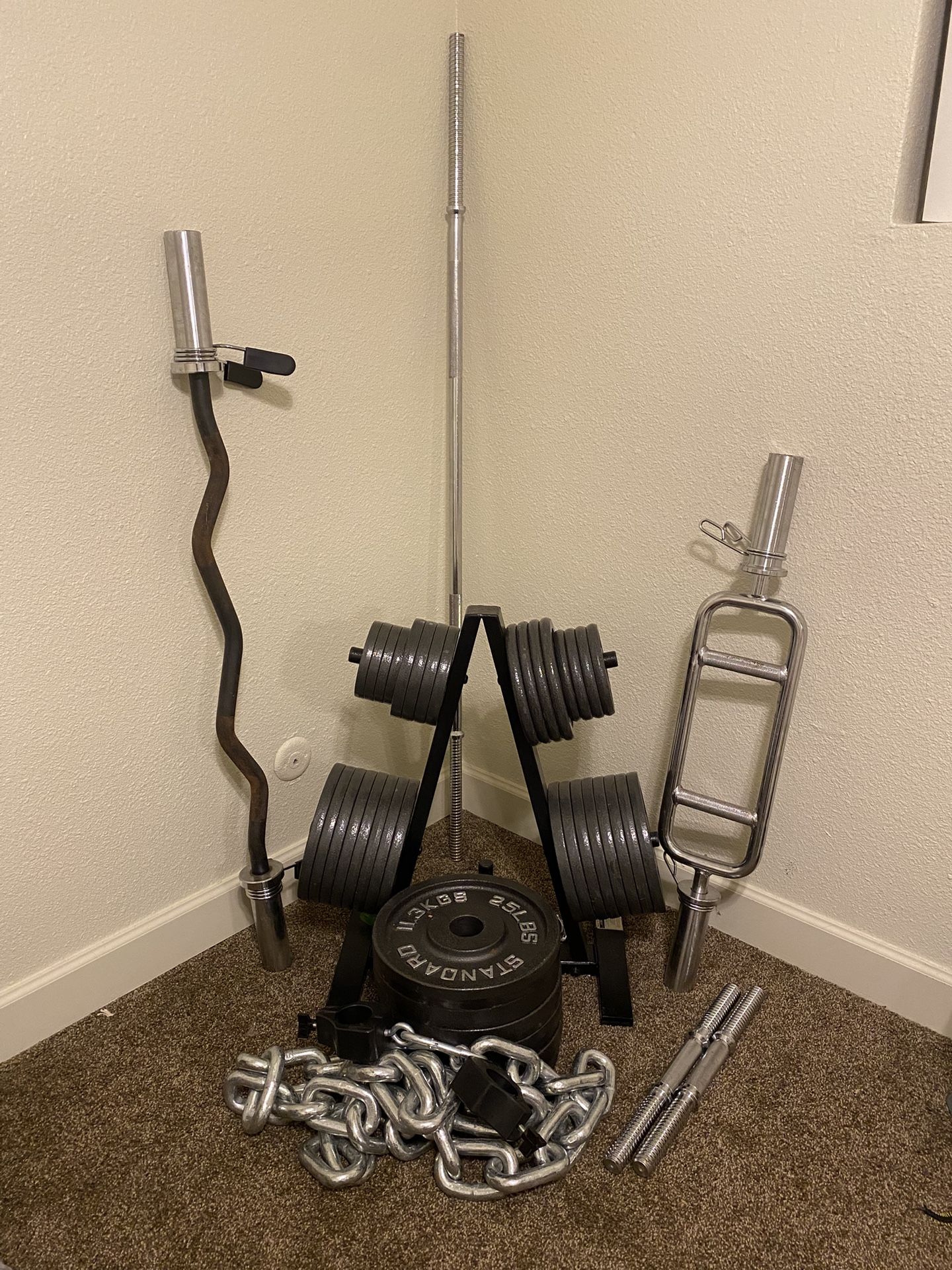Gym Weights And Bars