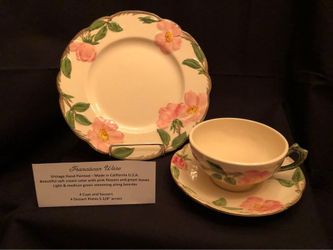 China Dishes, Vintage Franciscan Ware - Hand Painted Collectable