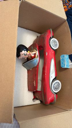 Betty Boop Red Convertible Car Figurine