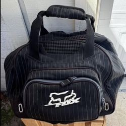 Old School Fox Racing Motorcycle / Dirt Bike, Helmet / Podium Bag - 100% Fleece Lined
