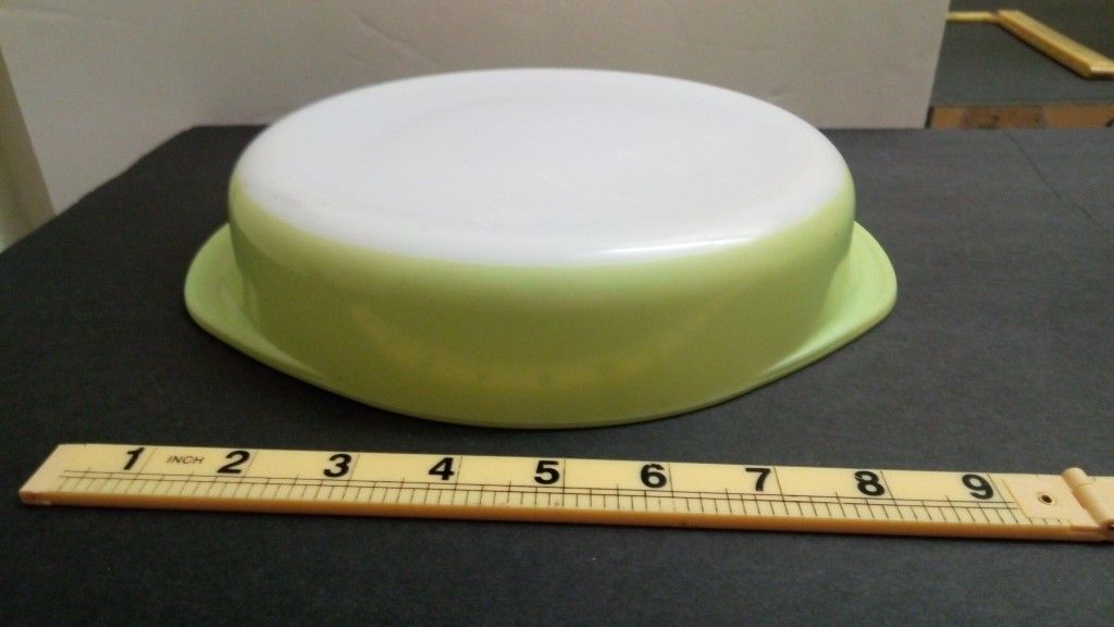 Lime Green Vintage Pyrex Round Cake Pan