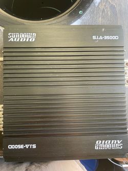Sundown SIA-3500.1 v1 amplifier