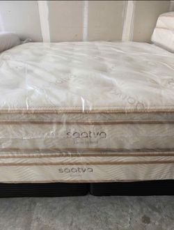 🔥King SAATVA ORGANIC CLASSIC PILLOW TOP MATTRESS BLOWOUT SALE ❤️