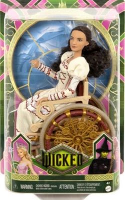 Mattel Collectible - Universal Pictures Wicked Nessarose Fashion Doll with Wheelchair - NEW!