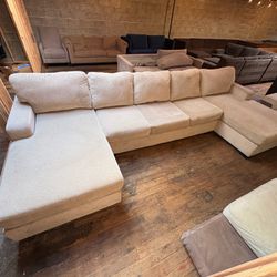 Ashley Spacious Wrap Around Sectional Couch– Cloud-Style Comfort, Reversible Layout “WE DELIVER”