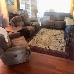 3 Piece Couch Sofa Set - Ashley Furniture 