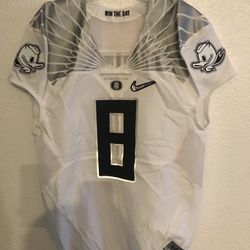Nike Oregon Ducks Football Game team Issued Jerseys Natty