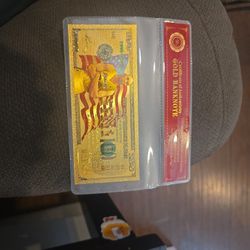Kobe Bryant Gold Bank Note