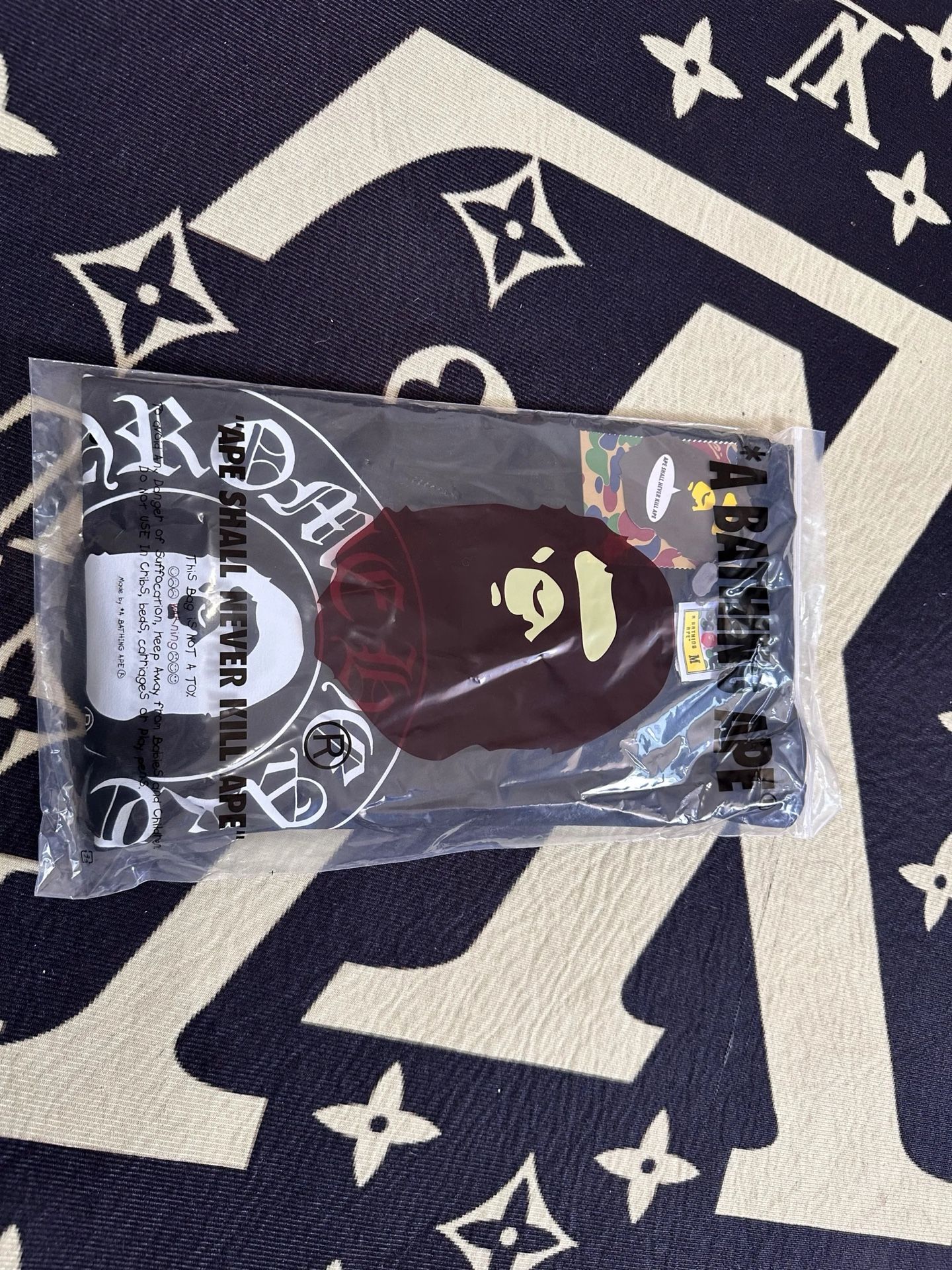 chrome x bape tee