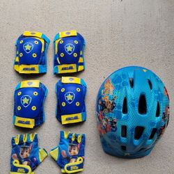 Paw Petrol Helmet & Knee Elbow Pads