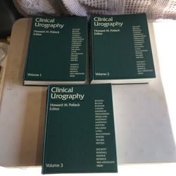 Clinical Urology 1990 Pollack 3 Vol Set Excellent