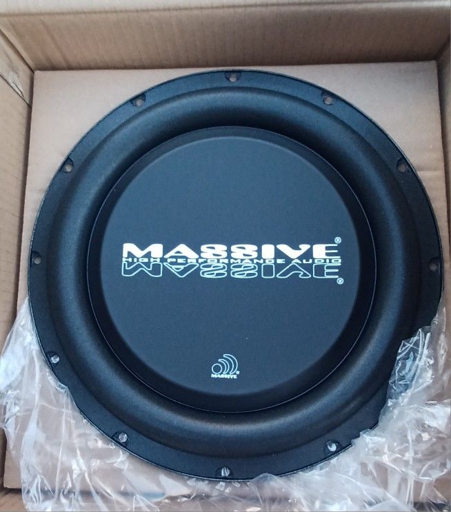New 10" Massive Shallow Subwoofer