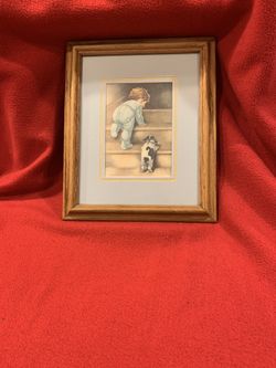 Famous Baby & Puppy Print