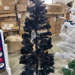 New 5 FT Black Christmas Tree NO light Xmas Tree 