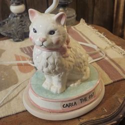 Vintage Carla The Cat Lamp. 1992.