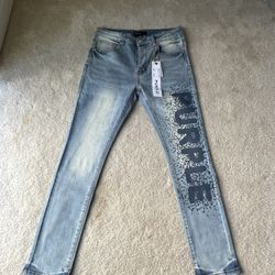 SIZE 32 PURLE BRAND JEANS