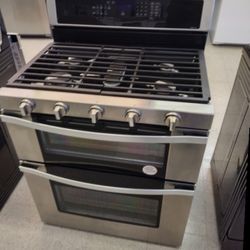 WHIRLPOOL GOLD DOUBLE OVEN RANGE OPEN BOX ITEM
