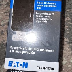 Brand New Black 15amp Outlets W/face Plates